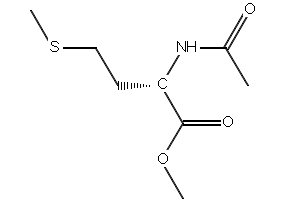 N-Acetyl-L-methioninemethylester structure, CAS 35671-83-1