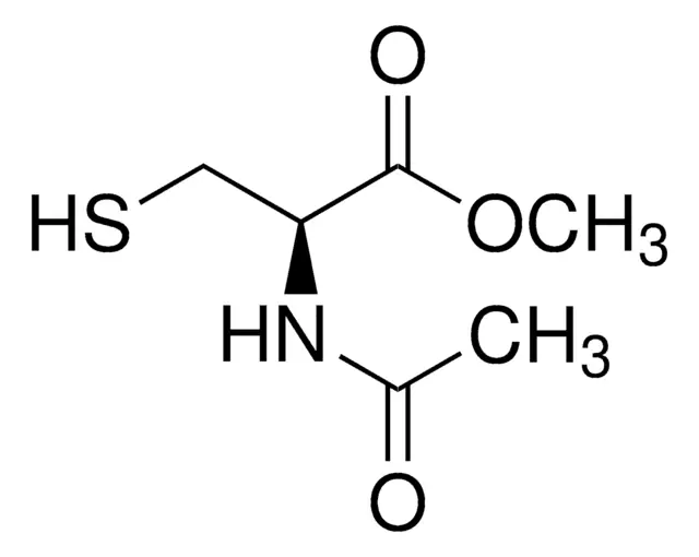 N-Acetyl-L-cysteinemethylester structure, CAS 7652-46-2