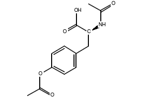 N,O-Diacetyl-L-tyrosine structure, CAS 17355-23-6