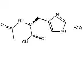 N-Acetyl-L-histidinemonohydrate structure, CAS 39145-52-3