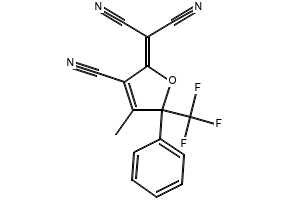 2-(2-[4-(Trifluoromethyl)phenyl]hydrazono)malononitrile structure, CAS 7089-17-0