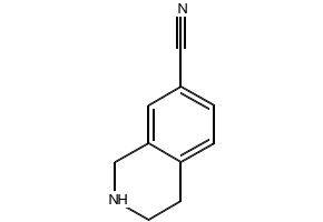7-Cyano-1,2,3,4-tetrahydroisoquinoline structure, CAS 149355-52-2