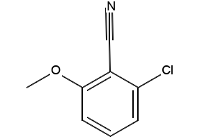 2-Chloro-6-methoxybenzonitrile structure, CAS 6575-10-6