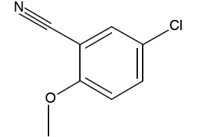 5-Chloro-2-methoxybenzonitrile structure, CAS 55877-79-7