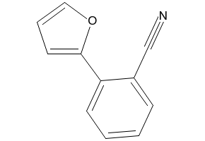 2-Furan-2-yl-benzonitrile structure, CAS 155395-45-2