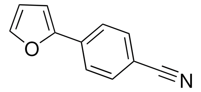 4-Furan-2-yl-benzonitrile structure, CAS 64468-77-5