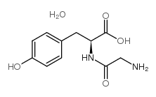 Glycyl-L-tyrosinehydrate structure, CAS 207300-83-2