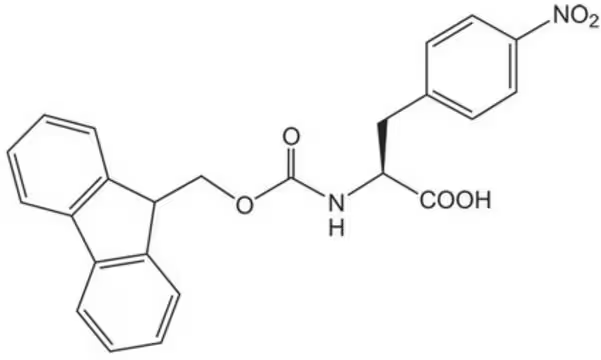 p-Nitro-L-phenylalanine structure, CAS 95753-55-2