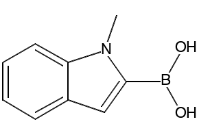 N-Methylindole-2-boronicacid structure, CAS 191162-40-0