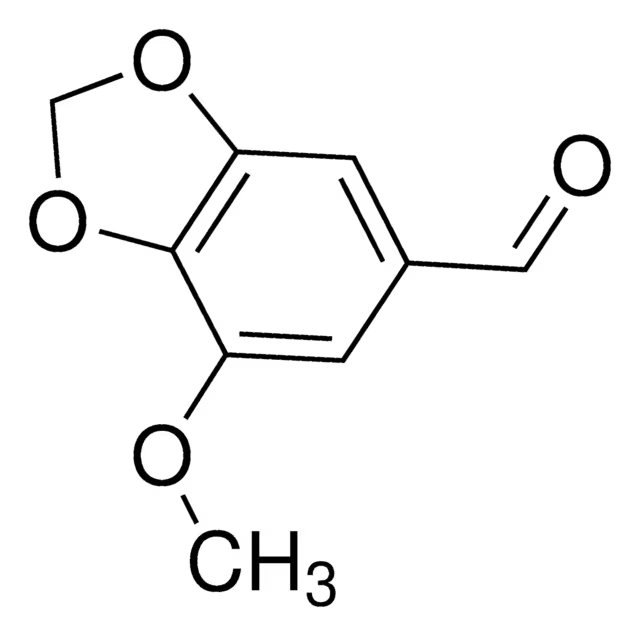 3-Methoxy-4,5-methylenedioxybenzaldehyde structure, CAS 5780-07-4