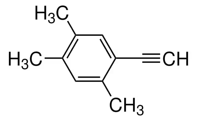 1-Ethynyl-2,4,5-trimethylbenzene structure, CAS 351002-92-1