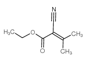 Ethyl2-cyano-3-methyl-2-butanoate structure, CAS 759-58-0