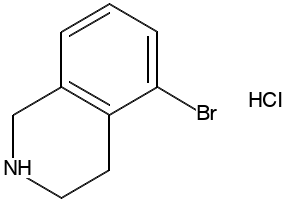 5-Bromo-1,2,3,4-tetrahydroisoquinolinehydrochloride structure, CAS 923591-51-9