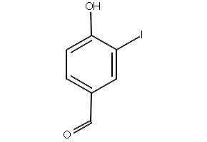 3-Iodo-4-hydroxybenzaldehyde structure, CAS 60032-63-5