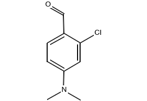 2-Chloro-4-(dimethylamino)benzaldehyde structure, CAS 1424-66-4