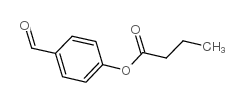 P-Butyryloxybenzaldehyde structure, CAS 50262-49-2