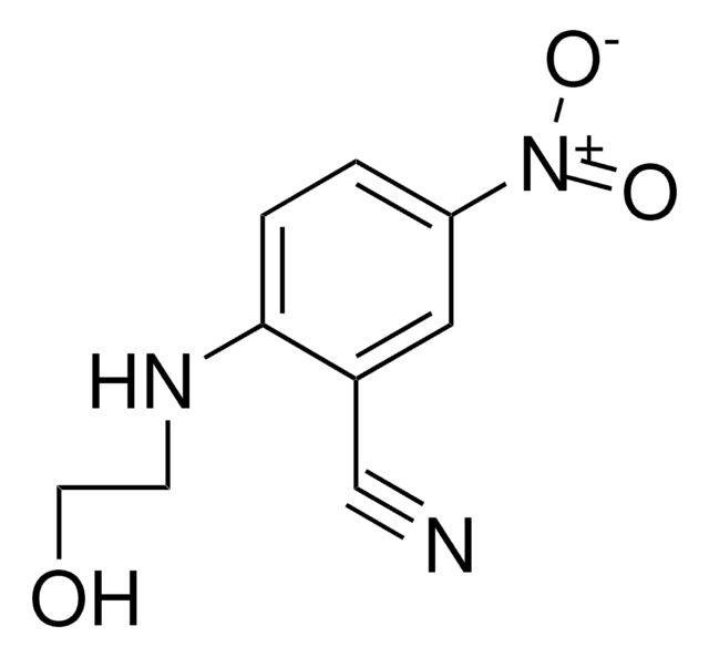 N-(2-Hydroxyethyl)-2-cyano-4-nitroaniline structure, CAS 63989-40-2