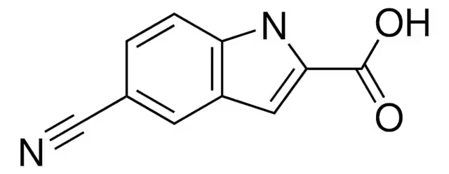 5-Cyano-1H-indole-2-boronicacid structure, CAS 871329-64-5