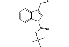 tert-Butyl3-Bromomethylindole-1-carboxylate structure, CAS 96551-21-2