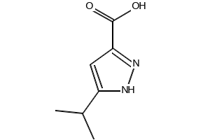 3-Isopropylpyrazole-5-Carboxylicacid structure, CAS 92933-47-6