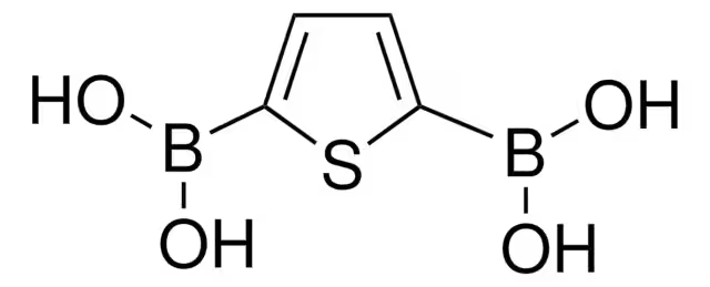 2,5-Thiophendiboronicacid structure, CAS 26076-46-0