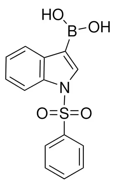1-(Phenylsulfonyl)-3-indoleboronicacid structure, CAS 129271-98-3