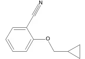 2-(Cyclopropylmethoxy)benzonitrile structure, CAS 83728-40-9