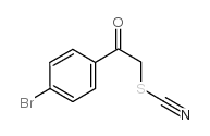 4-Bromophenacylthiocyanate structure, CAS 65679-14-3