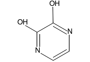 2,3-Pyrazinediol structure, CAS 931-18-0