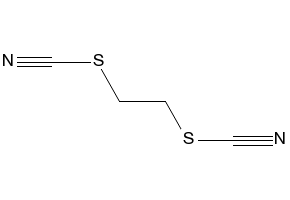Ethylene1,2-dithiocyanate structure, CAS 629-17-4