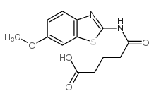 4-(6-Methoxy-benzothiazol-2-ylcarbamoyl)-butyricacid structure, CAS 436086-78-1