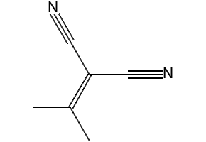 1,1-Dicyano-2-methyl-1-propene structure, CAS 13166-10-4