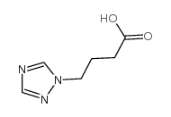 1,2,4-Triazole-butyricacid structure, CAS 158147-52-5