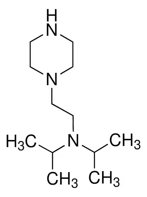 1-(2-Diisopropylaminoethyl)piperazine structure, CAS 59955-93-0