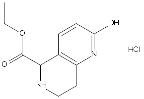 2-Hydroxy-5,6,7,8-tetrahydro-[1,6]naphthyridine-3-carboxylicacidmethylester structure, CAS 933722-83-9