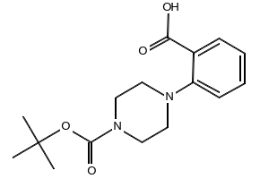1-Boc-4-(2-carboxyphenyl)piperazine structure, CAS 444582-90-5