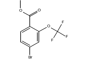 Ethyl4-bromo-2-(trifluoromethoxy)benzoate structure, CAS 933785-18-3