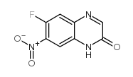 6-Fluoro-7-nitro-2(1H)-quinoxalinone structure, CAS 934690-32-1