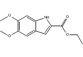 Ethyl5,6-dimethoxyindole-2-carboxylate structure, CAS 16382-18-6