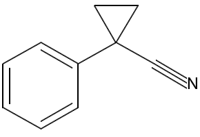1-Phenyl-1-cyclopropanecarbonitrile structure, CAS 935-44-4