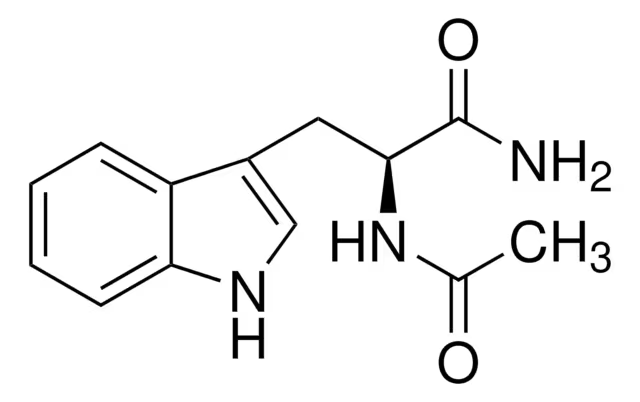 Acetyl-L-tryptophanamide structure, CAS 2382-79-8