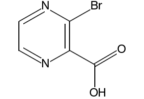 3-Bromopyrazine-2-carboxylicacid structure, CAS 937669-80-2