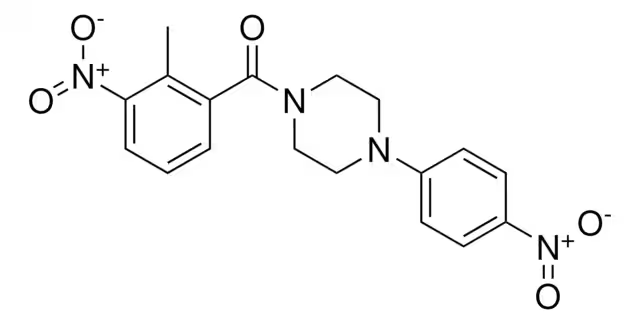1-Methyl-4-(3-nitrophenyl)piperazine structure, CAS 148546-97-8