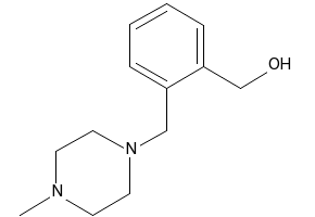 {2-[(4-Methylpiperazin-1-yl)methyl]phenyl}methanol structure, CAS 91904-36-8
