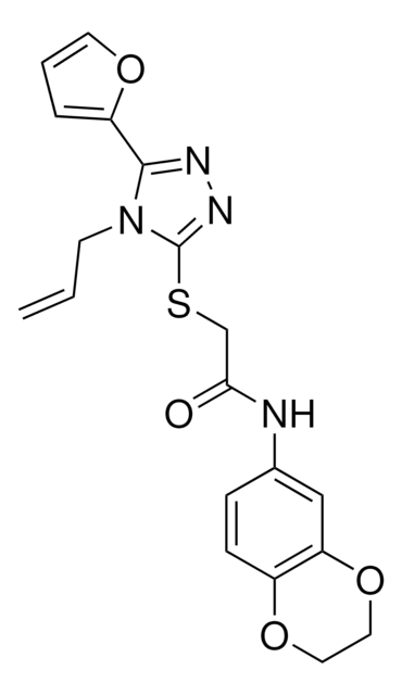 4-(2,3-Dihydro-1,4-benzodioxin-6-yl)-5-(2-furyl)-4H-1,2,4-triazole-3-thiol structure, CAS 306936-86-7