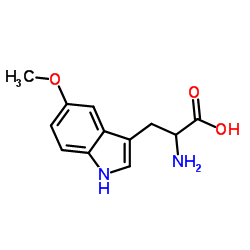 DL-5-Methoxytryptophan structure, CAS 28052-84-8