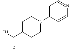 (1-Pyridin-4-yl)piperidine-4-carboxylicacid structure, CAS 93913-86-1