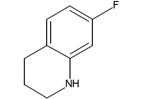 7-Fluoro-1,2,3,4-tetrahydroquinoline structure, CAS 939758-75-5