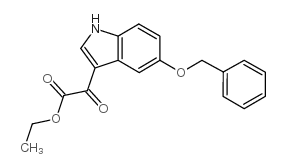 Ethyl5-benzyloxyindole-3-glyoxylate structure, CAS 75238-44-7