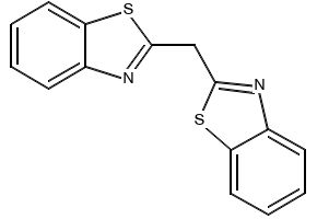 2,2'-Methylenebisbenzothiazole structure, CAS 1945-78-4